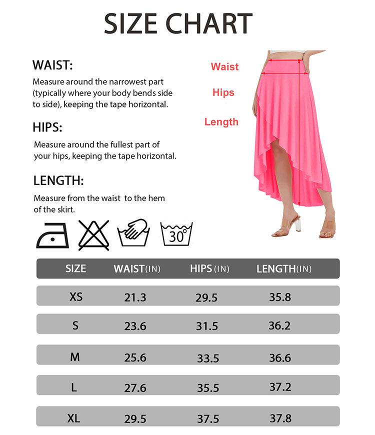 EXARUS Girls Smocked Elastic High Waisted/Low Rise Mini Skirts Layered Ruffle Flowy Shirred Skirt A-line Casual 6-12Y